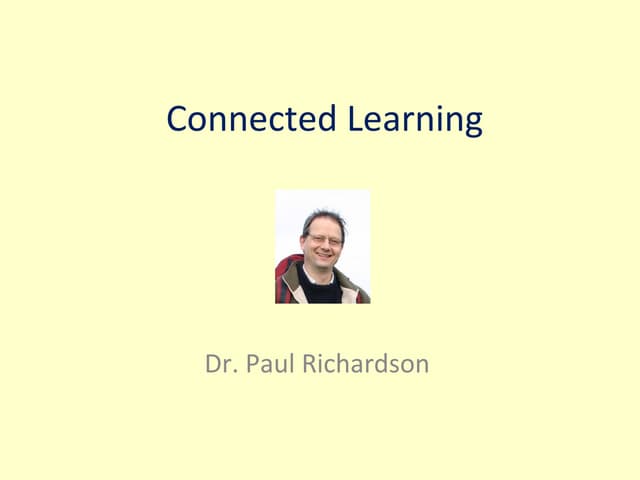 Connected learning week three