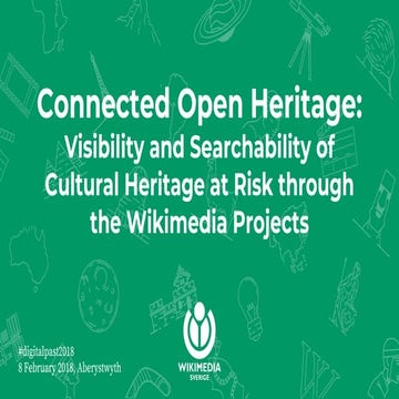 Connected Open Heritage - John Andersson; Executive Director, Wikimedia Sverige