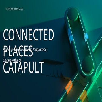 Places Catapult SME Support and training | PPTX