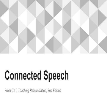Connected speech