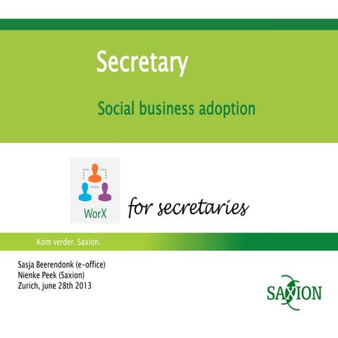 Connect, it WorX for secretaries