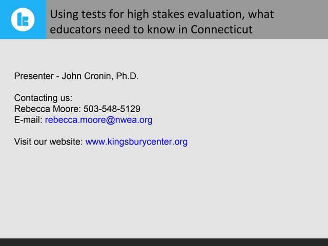 Connecticut   mesuring and modeling growth