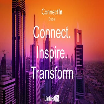 Keynote at ConnectIn Dubai: LinkedIn’s Economic Graph and Growth in MENA