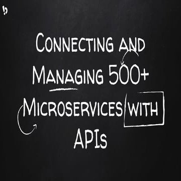 apidays LIVE Jakarta - Connecting and managing 500+ Microservices with APIs b...