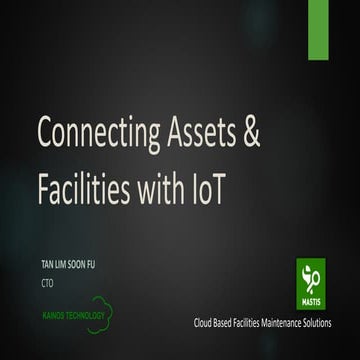 Connecting assets and facilities with IoT