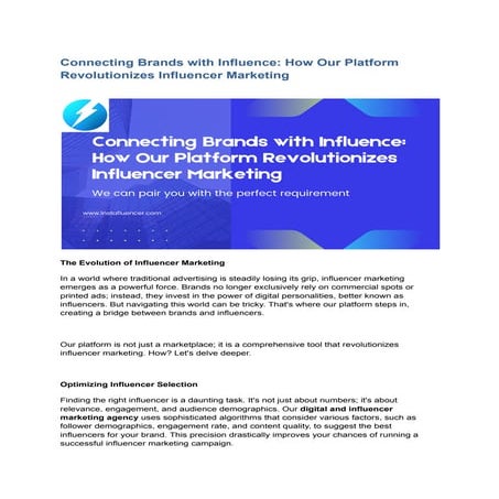 Influencer Marketing Platform Viral Pitch | PPTX