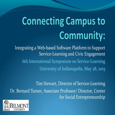 ISSL 2015 Stewart and Turner