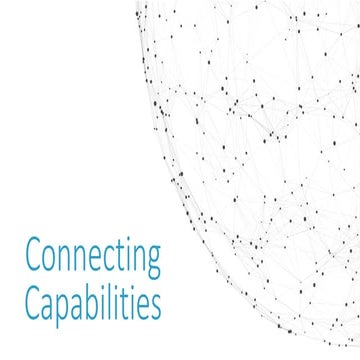 Connecting Capabilities