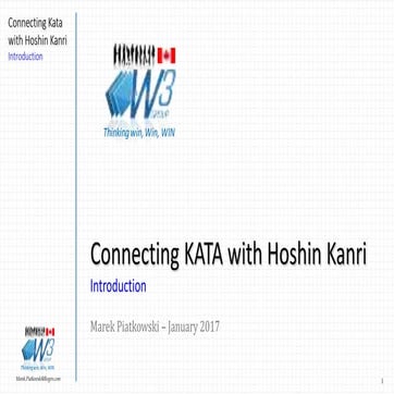 Connecting Kata with Hoshin Kanri and True North