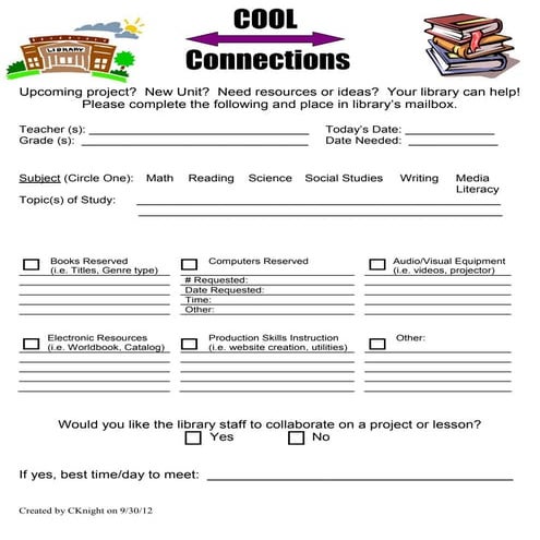 Pre Project Questionnaire | DOC