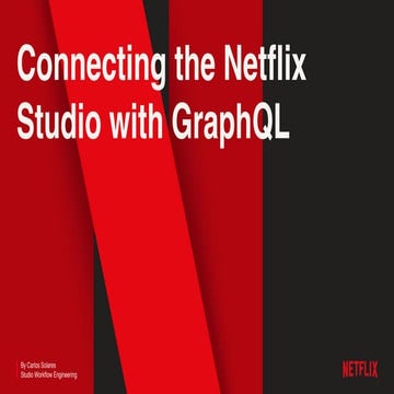 Connecting the Netflix Studio with GraphQL