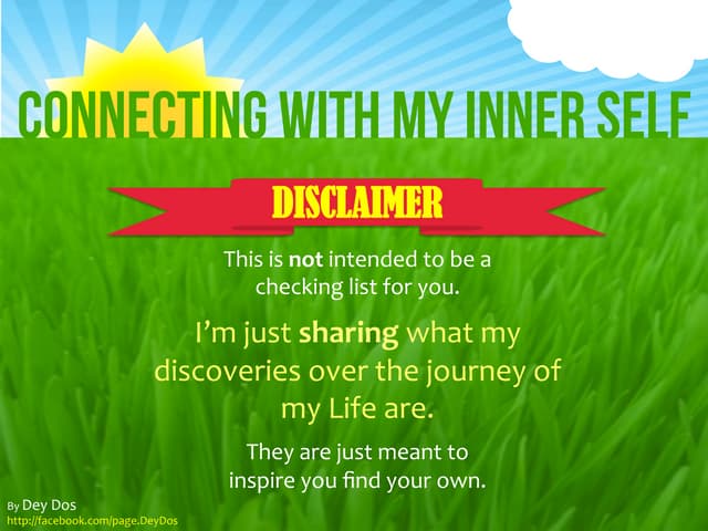 Connecting with My Inner Self