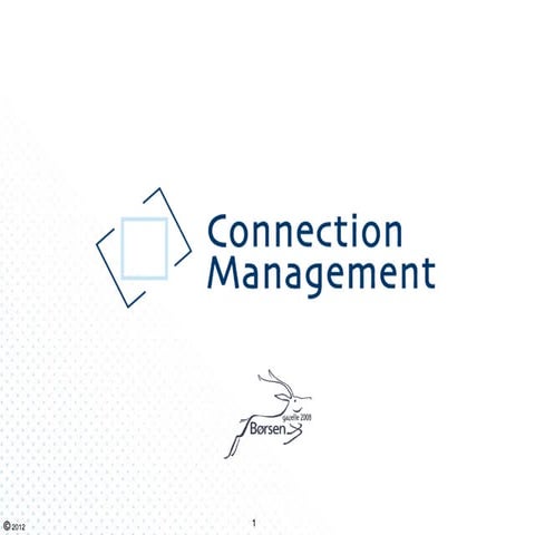 Connection management