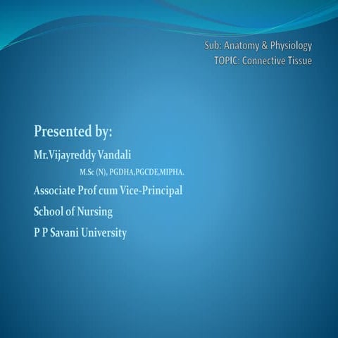 Connective tissue ppt