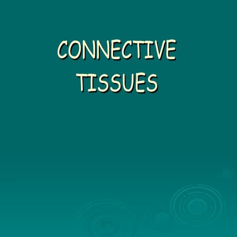 Connective tissue proper