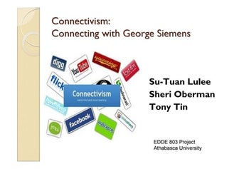Connectivism   connecting with george siemens