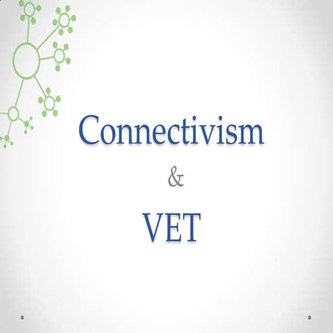 Connectivism in VET