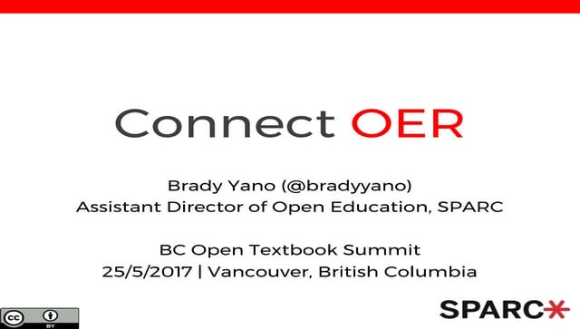 Connect OER #OTsummit17