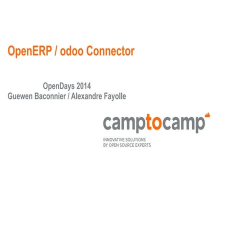 Develop a connector on any apps using Odoo-connector