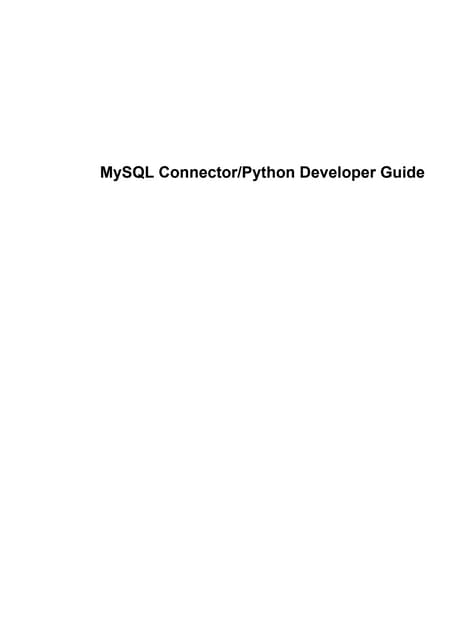 Connector python-en.a4 Connector Python-En.A4