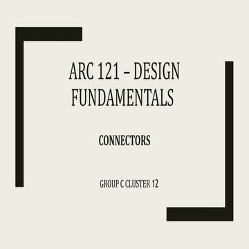 CONNECTORS- CLUSTER 12 GROUP C.pptx