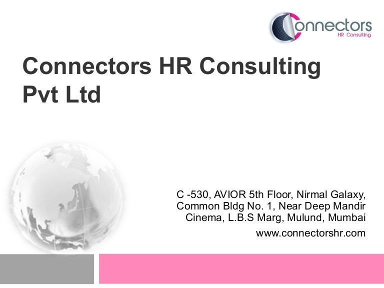 Introduction to Connectors HR Consulting