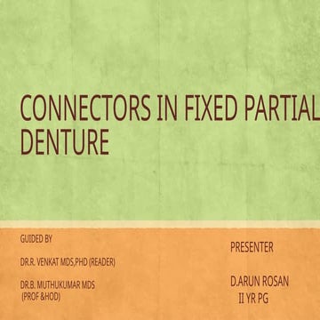 CONNECTORS IN FIXED PARTIAL DENTURE.pptx