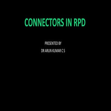 Connectors in RPD