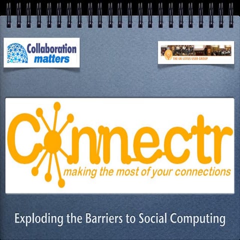 Connectr8 - Exploding The Barriers To Social Computing (UKLUG 2009)