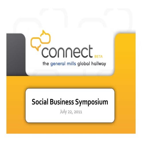 Connect socialhallway(generalmills)