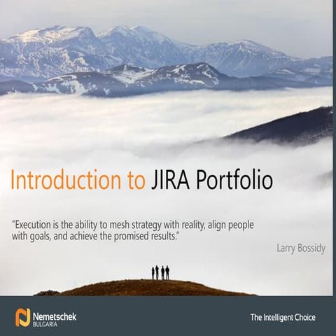 Connect strategic goals with development realities with JIRA Portfolio