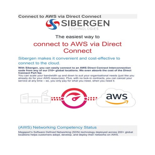 Megaport Enabled AWS Direct Connect | PDF