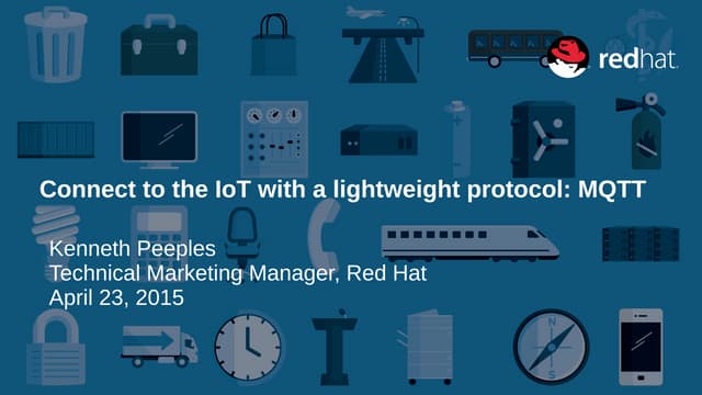 Connect to the IoT with a lightweight protocol MQTT