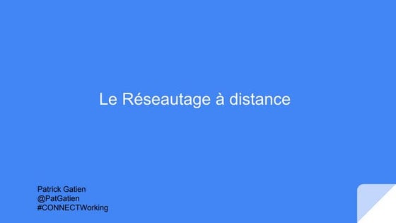 CONNECTWorking 202005 | Succeed when remote