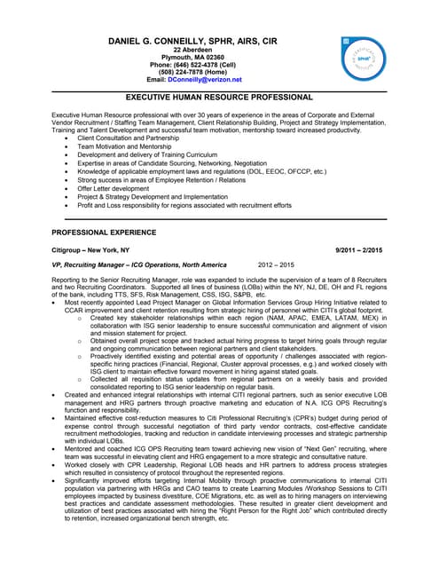 Conneilly resume 2016