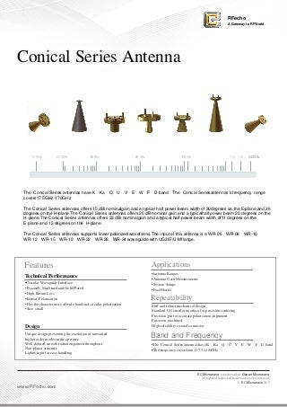 Connical Horn Series Antennas