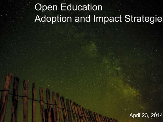 OER Adoption and Implementation Approaches 0414