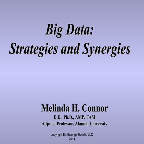 Connor big data