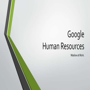 Google Human Resources
