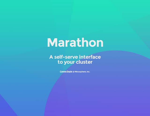 Deploying Docker Containers at Scale with Mesos and Marathon