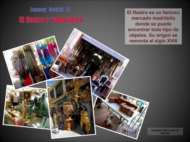 Conocer Madrid 13 - el Rastro y Tab...