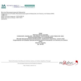 Conocer manejar valorar