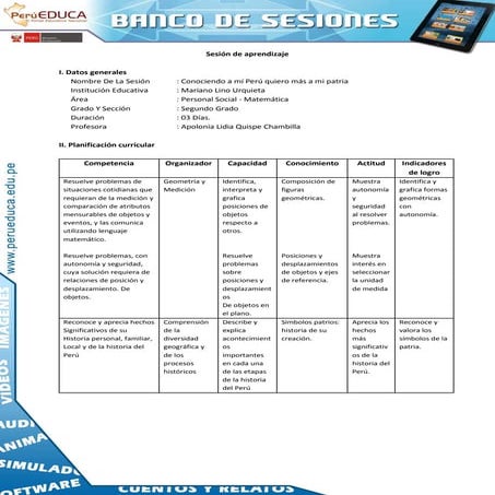 Conociendo a mí perú quiero más a mi patria