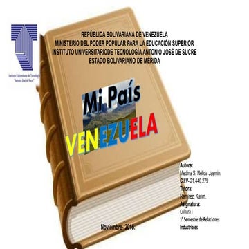 Conociendo mi pais venezuela