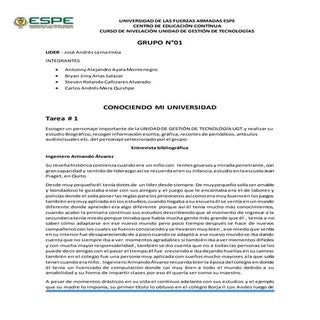 Conociendo mi universidad