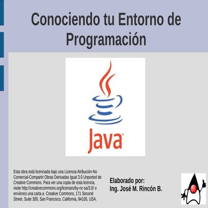 Conociendo Tu Entorno De Programacion   Java