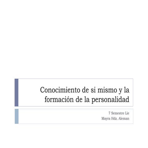 percepción de uno mismo y los demás | PPTX