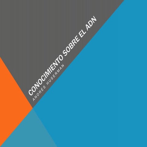 Conocimiento del ADN