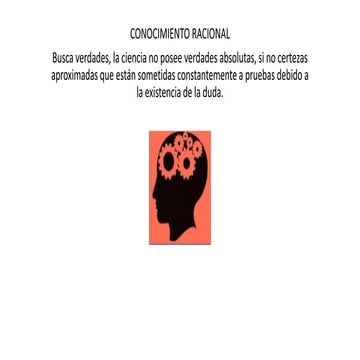 Conocimiento racional | PPTX