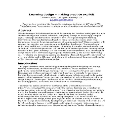 Conole connected final